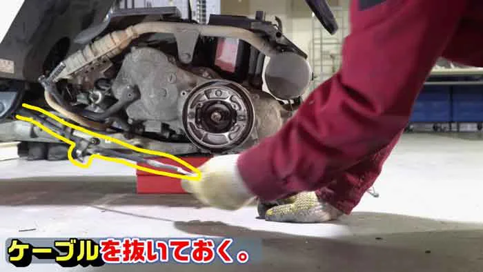 ジャイロX】エンジン脱着方法｜エンジン周り整備やエンジン載せ替えが